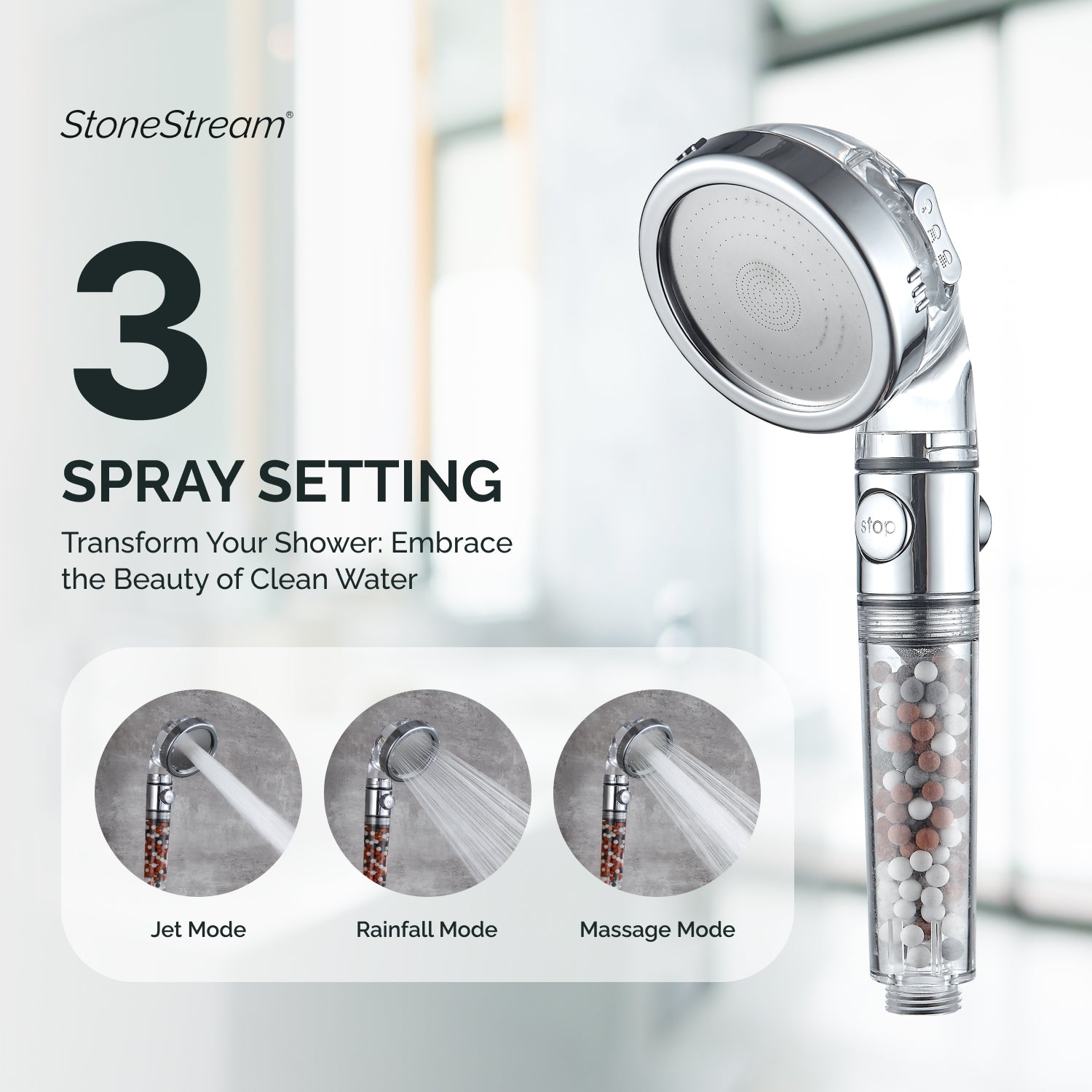 Original Ecopower Shower Head