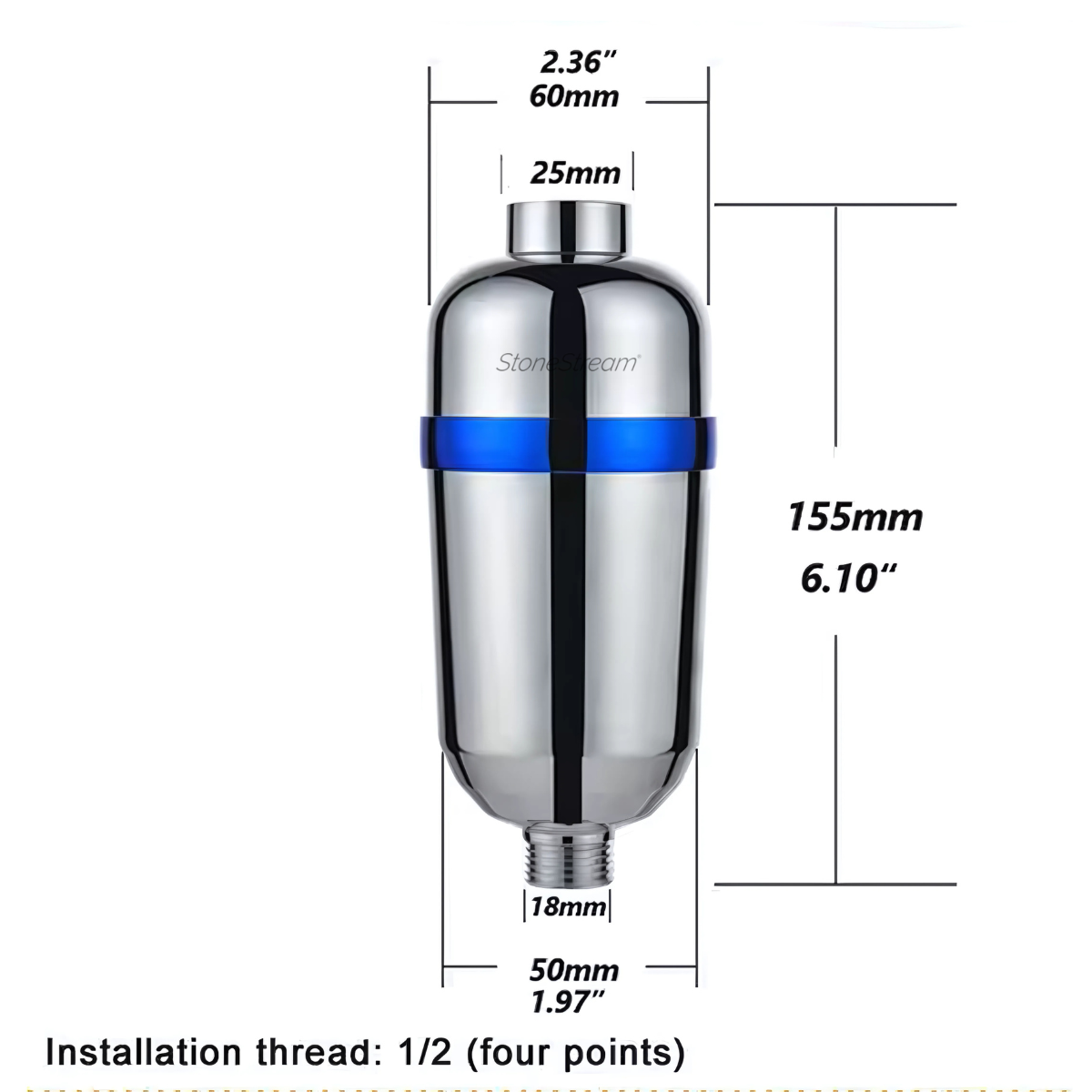 Advanced Hard Water Shower Filter