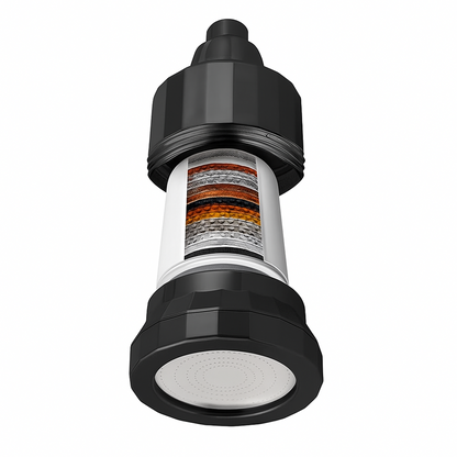 15-trinns filtrering EcoLux veggmontert dusjhode