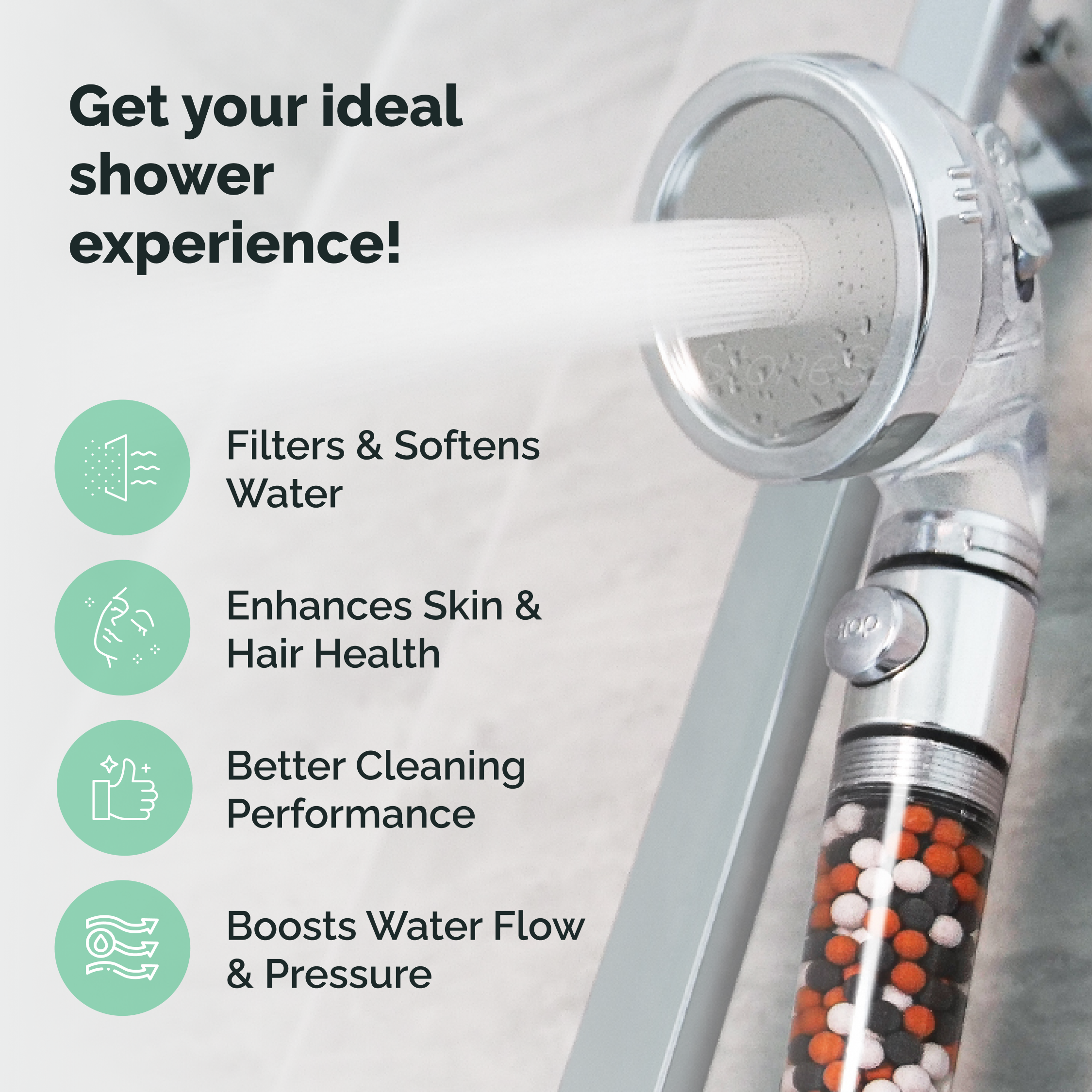 Original Ecopower Shower head