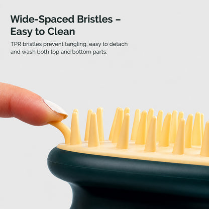 Brosse massante cuir chevelu