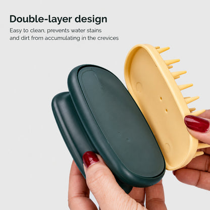 Brosse massante cuir chevelu