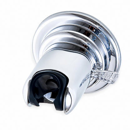 Justerbar sugekoppholder for dusjhode i krom
